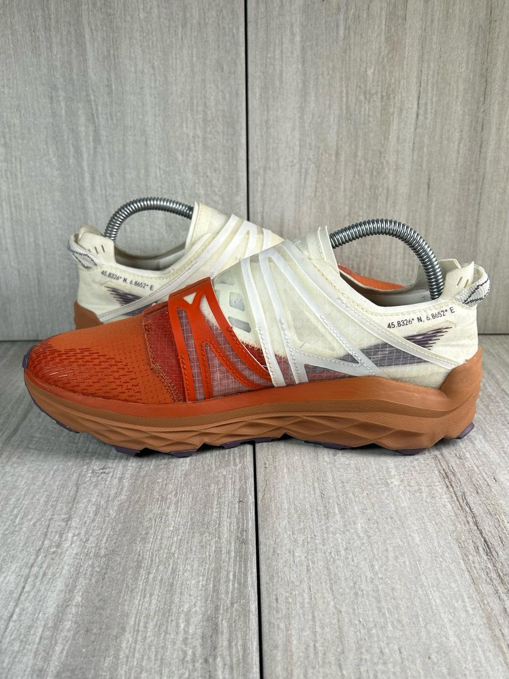 Altra Mont Blanc BOA Orange Trail Running Shoe Athletic Sneaker Women’s Size 9.5 - Picture 2 of 10